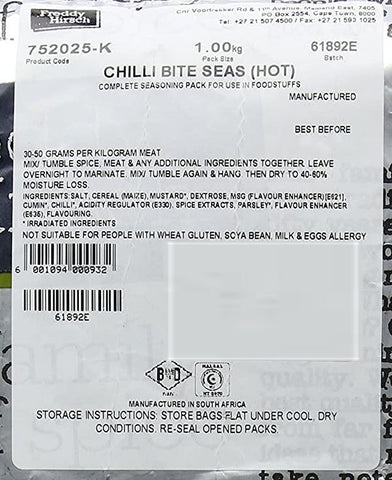 Freddy Hirsch - Spice Mix Seasoning - Chilli Bites (Hot) - 1kg Bags