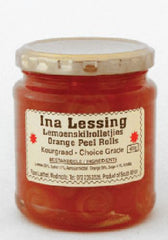 Ina Lessing - Jam - Orange Peel Rolls (Lemonskilrolletjies) - 300ml Jar