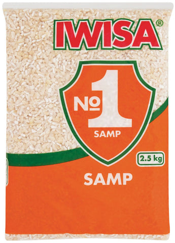 Iwisa - Samp - Dried corn kernels - 2.5kg Bag