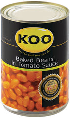 Koo - Baked Beans in Tomato Sauce - 410g Tins