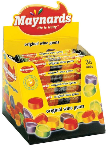 Maynards - Wine Gums - Original - 36 Rolls