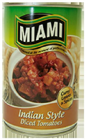 Miami - Tomato Base - Indian Style Peeled Diced Tomato - 410g