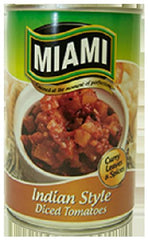 Miami - Tomato Base - Indian Style Peeled Diced Tomato - 410g