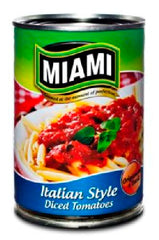 Miami - Tomato Base - Italian Style Peeled Diced Tomato - 410g