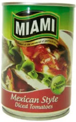 Miami - Tomato Base - Mexican Style Peeled Diced Tomato - 410g