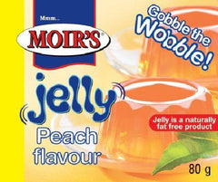 Moirs - Instant Jelly - Peach - 80g Boxes