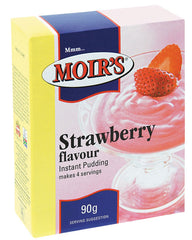 Moirs - Pudding - Strawberry - 90g Packs