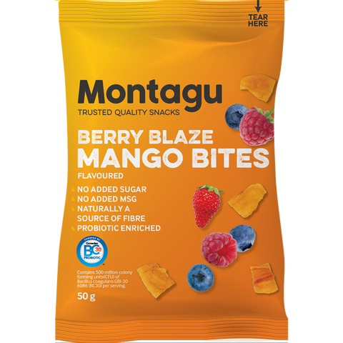 Montagu - Mango Bites - Berry Blaze Box - 50g