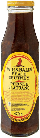 Mrs H.S. Ball's - Chutney - Peach - 470g Bottles