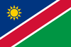 Namibian Flag - Stickers - 10 x 9cm x 6cm