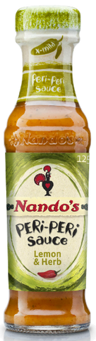 Nando's - Sauces - Peri Peri Sauce - Lemon & Herb - 250ml Bottles