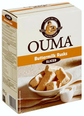 Ouma - Rusks - Buttermilk - Sliced - 450g Boxes