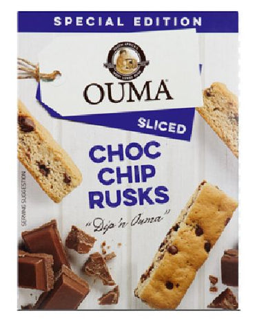 Ouma - Rusks - Choc Chip - Sliced - 500g Box
