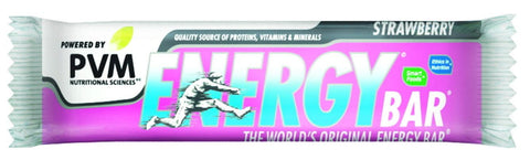 PVM - Energy Bar - Strawberry - 45g Bar