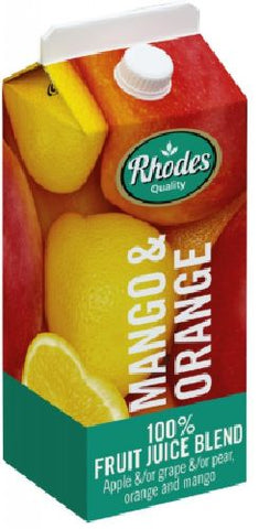 Rhodes - Fruit Juice - Mango & Orange - 1 Litre Carton