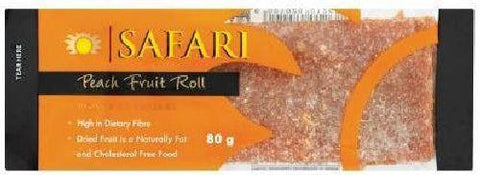 Safari - Dried Fruit - Roll - Peach - 80g Units