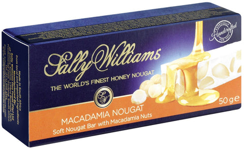 Sally Williams - Nougat Macadamia - 50g Bar