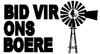 Salt Stickers - BID VIR ONS BOERE - 17cmx5.5cm