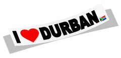 Salt Stickers - I HEART DURBAN - 17cmx5.5cm