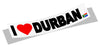 Salt Stickers - I HEART DURBAN - 17cmx5.5cm