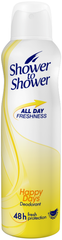 Shower to Shower - Deodorant - Ladies - Happy Days - 48h - 150ml