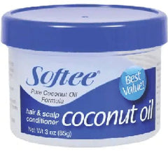 Softee - Hair & Scalp Conditioner - Coconut Oil - 141g