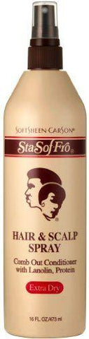 Sta-Sof-Fro - Hair & Scalp Spray - Comb Out Conditioner - Extra Dry - 500ml