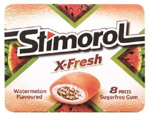 Stimorol - X-Fresh - Sugar Free Gum - Watermelon - 12 envelope