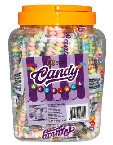 Universal Candy - Candy Necklaces - Jar of 50pcs