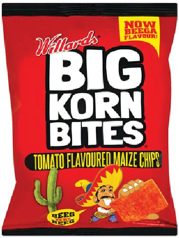 Willards - Big Korn Bites - Tomato - 120g