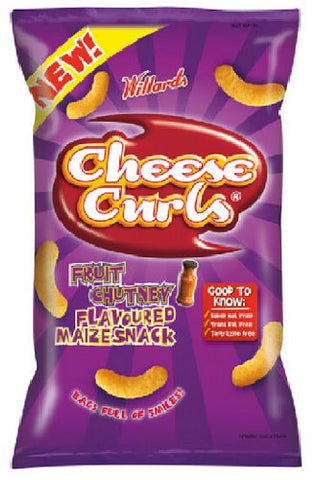Willards - Cheese Curls - Fruit Chutney - 150g